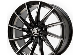 Replica Skoda RD-S1 Matt Black Polished Undercut W7.5 R17 PCD5x112 ET35 DIA66.6