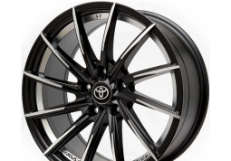 Replica Toyota RD-S1 Matt Black Polished Undercut W7.5 R17 PCD5x114.3 ET35 DIA73.1