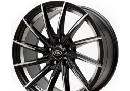 Replica KIA RD-S1 Matt Black Polished Undercut W7.5 R17 PCD5x114.3 ET35 DIA73.1