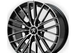 Replica Peugeot RD-S4 Matt Black Polished Undercut W7.0 R16 PCD5x108 ET35 DIA73.1