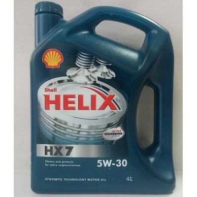 Масло SHELL Helix HX7 5W-30 (4л)