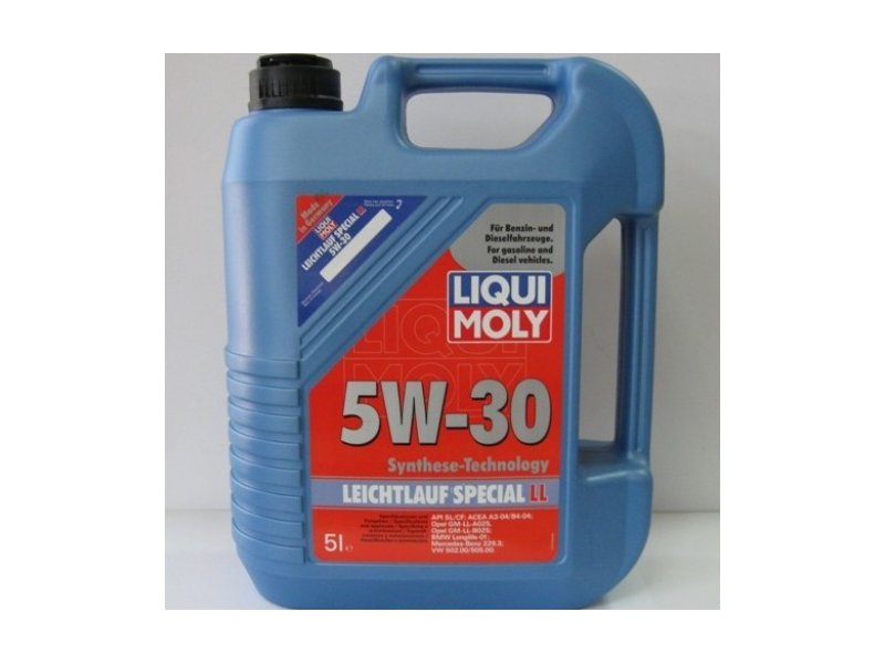 Олива LIQUI MOLY Leichtlauf Special LL 5W-30 (5л)