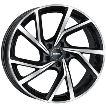 Диск Mak Kassel W7.5 R18 PCD5x114.3 ET48 DIA76 Black Mirror