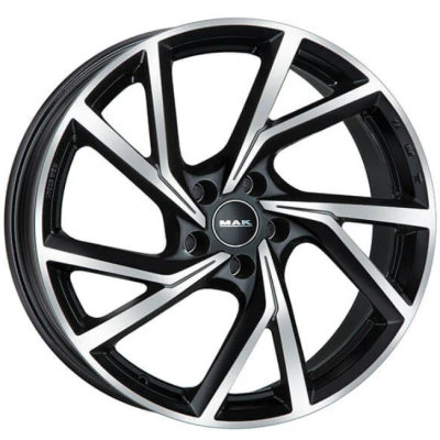 Диск Mak Kassel W7.5 R18 PCD5x114.3 ET48 DIA76 Black Mirror