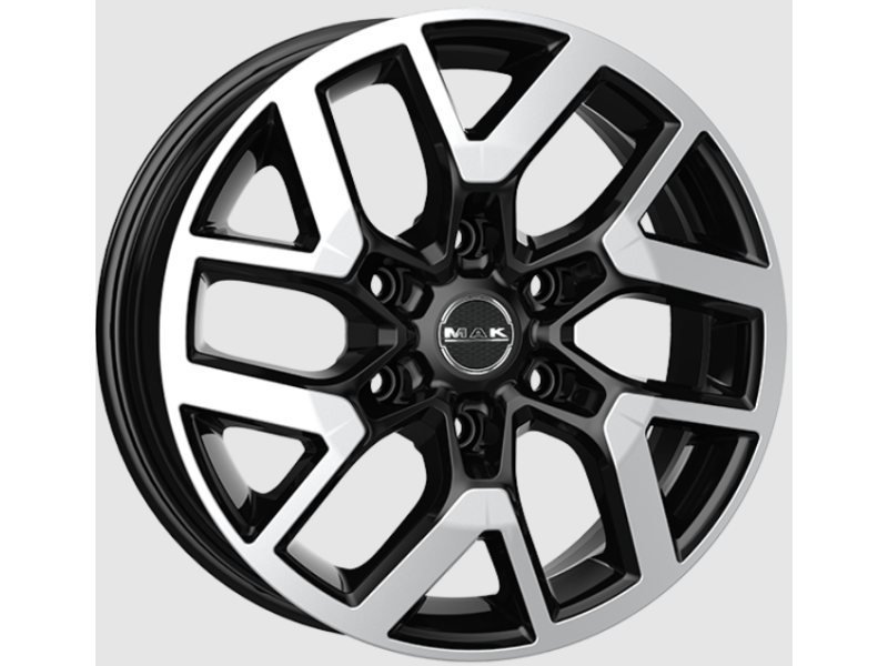 Диск Mak Gravel W7.5 R17 PCD6x139.7 ET38 DIA67.1 Black Mirror