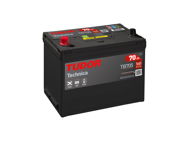 Акумулятор Tudor 6CT-70 Аз ASIA TECHNICA  (540EN) TB705