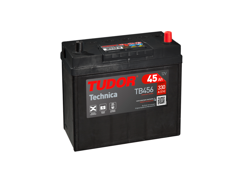Аккумулятор  Tudor 6CT-45 Аз ASIA TECHNICA  (330EN) (евро) TB456