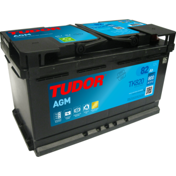 Акумулятор Tudor 6CT-82 Аз Start-and-Stop AGM  (800EN) (євро) TK820