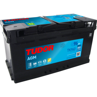 Аккумулятор  Tudor 6CT-96 Аз Start-and-Stop AGM  (850EN) (евро) TK960