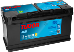 Аккумулятор  Tudor 6CT-106 Аз Start-and-Stop AGM  (950EN) (евро) TK1060
