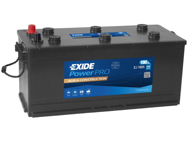 Аккумулятор  EXIDE 6CT-180 Аз Power PRO Agri&Construction Exide (1000EN) EJ1805