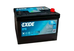 Акумулятор EXIDE 6CT-75 Аз ASIA Start-and-Stop EFB Exide (750EN) (євро) EL754