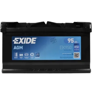 Акумулятор EXIDE 6CT-95 Аз Start-and-Stop AGM Exide (850EN) (євро) EK950