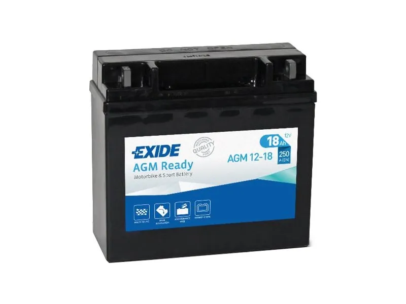 Акумулятор Exide Moto 6MTC-18 Аз AGM12-18 (250EN) (євро) 12V