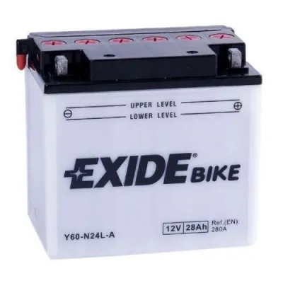 Аккумулятор  Exide Moto 6MTC-28 Ас E60-N24AL-B (280EN) (евро) 12V