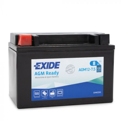 Аккумулятор  Exide Moto 6MTC-8 Аз AGM12-7.5 (120EN)