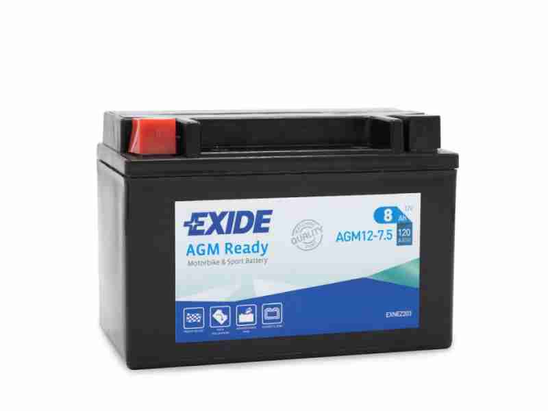 Аккумулятор  Exide Moto 6MTC-8 Аз AGM12-7.5 (120EN)