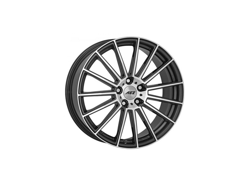 Диск Aez Steam Gunmetal Polished R18 W8.0 PCD5x112 ET30.0 DIA66.6