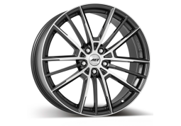 Диск Aez Kaiman Dark Gunmetal Polished R18 W8.0 PCD5x120 ET34.0 DIA72.6