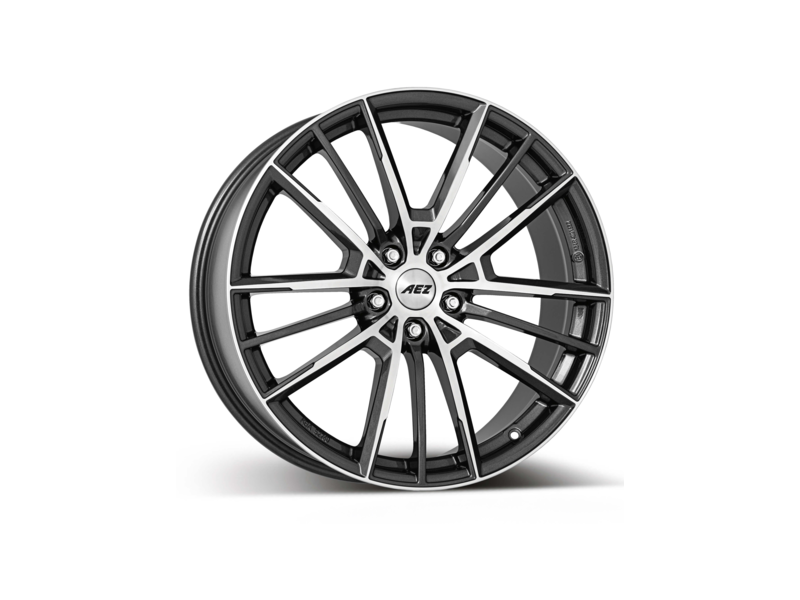 Диск Aez Kaiman Dark Gunmetal Polished R17 W7.5 PCD5x108 ET40.0 DIA70.1