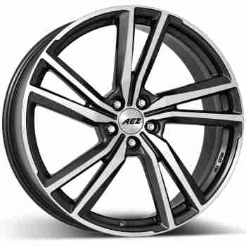 Диск Aez North Dark Gunmetal Polished R18 W7.5 PCD5x112 ET48.0 DIA70.1