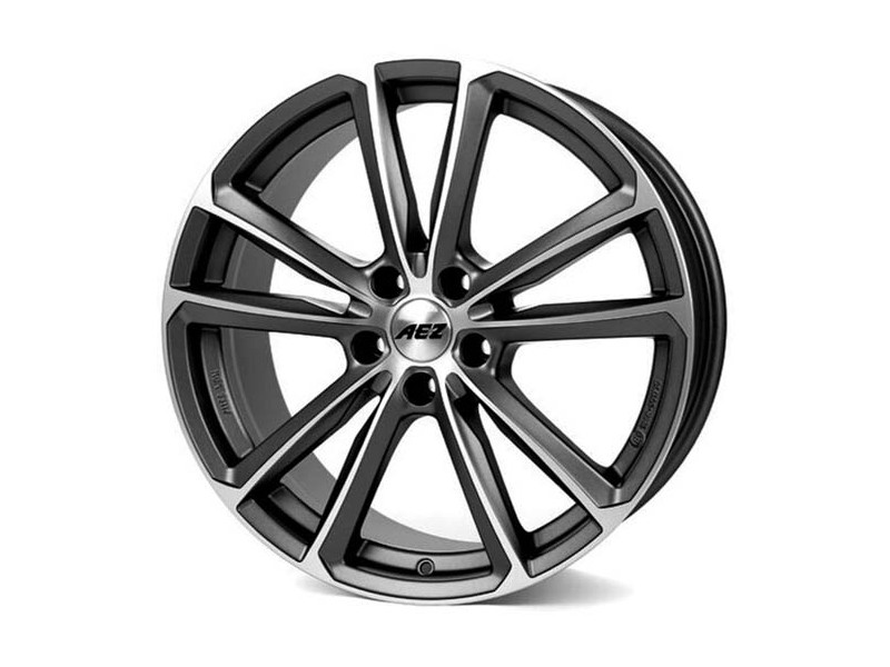 Диск Aez Tioga Graphite Matt Polished R19 W8.0 PCD5x112 ET35.0 DIA70.1