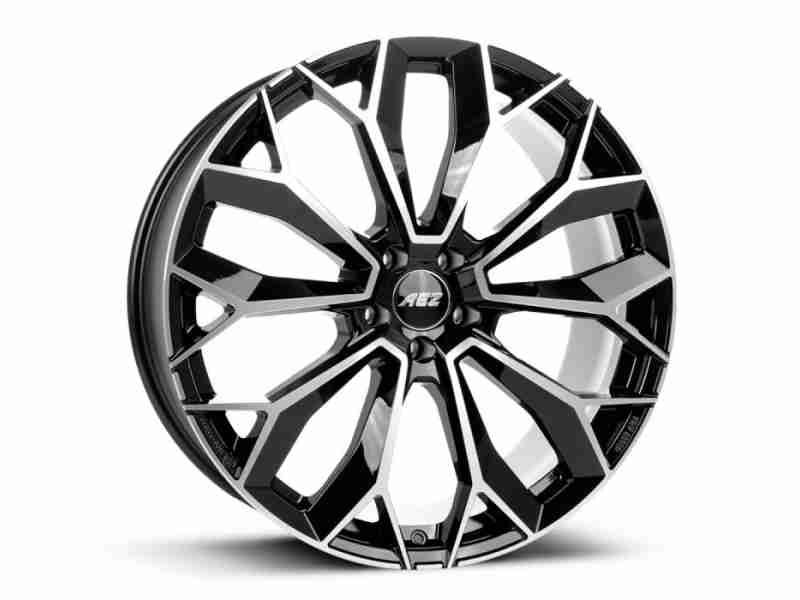 Диск Aez Leipzig Dark Black Polished R20 W9.0 PCD5x108 ET38.5 DIA63.4