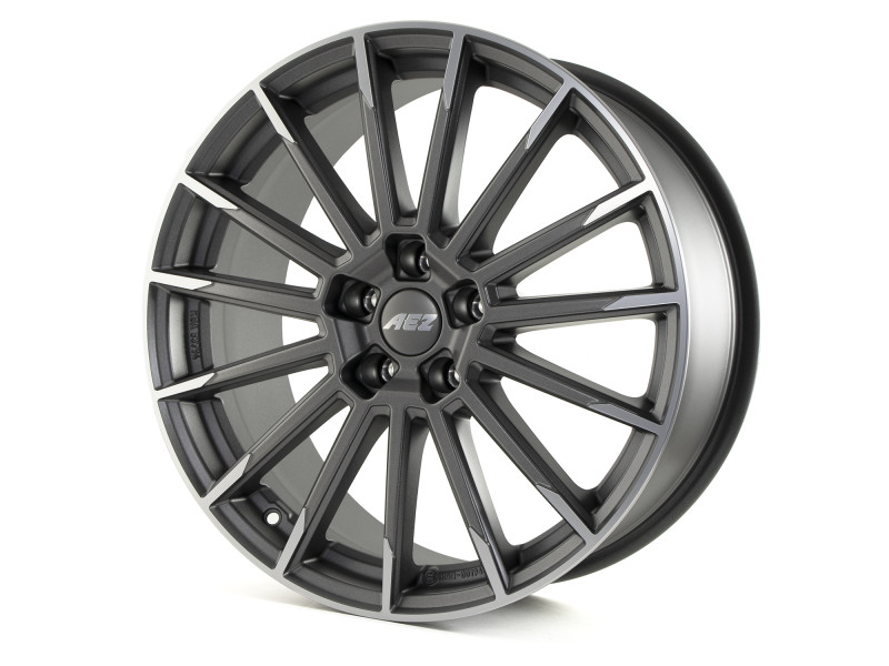 Диск Aez Atlanta Titan Matt Graphite Polished R18 W7.5 PCD5x112 ET48.0 DIA70.1
