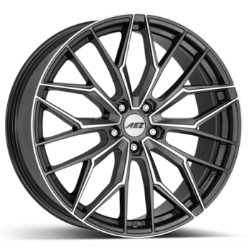 Диск Aez Porto Dark Gunmetal Polished R19 W8.0 PCD5x108 ET45.0 DIA63.4