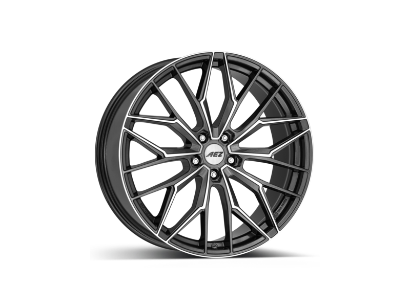 Диск Aez Porto Dark Gunmetal Polished R19 W8.0 PCD5x108 ET45.0 DIA63.4