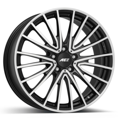Диск Aez Berlin Dark Black Polished R19 W8.0 PCD5x112 ET40.0 DIA66.6