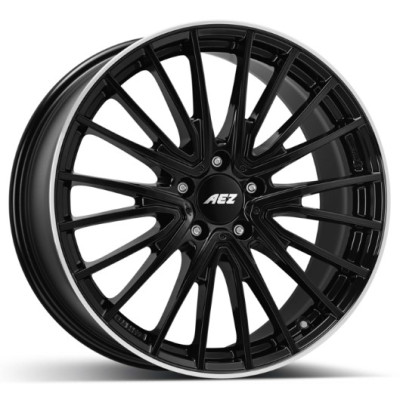 Диск Aez Berlin Black Polished Lip R18 W8.5 PCD5x114.3 ET40.0 DIA64.1
