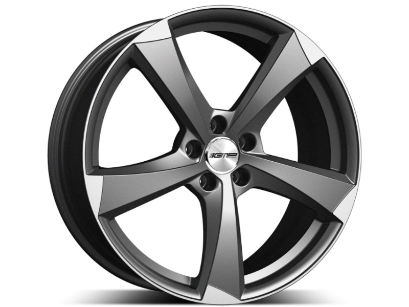Диск GMP Italia Ican Matt Anthracite Diamond R18 W7.5 PCD5x112 ET35 DIA66.5