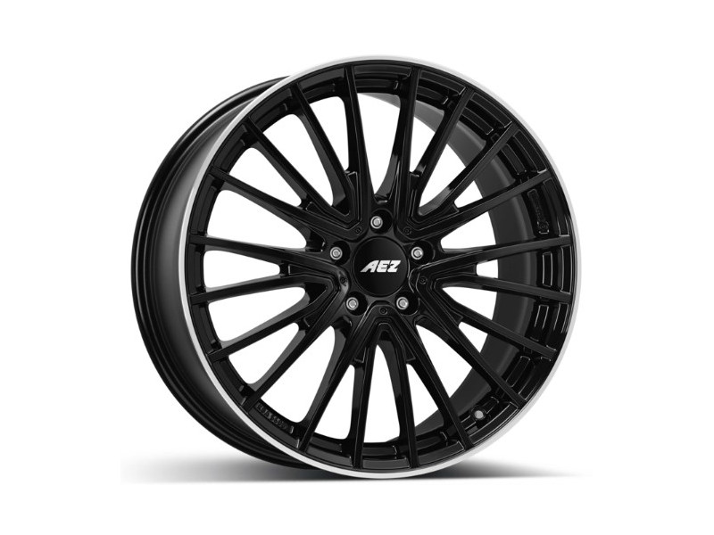 Диск Aez Berlin Black Polished Lip R18 W7.5 PCD5x112 ET53.0 DIA66.6