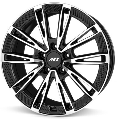 Диск Aez Alaska Dark Black Polished R21 W9.5 PCD5x130 ET60.0 DIA71.6