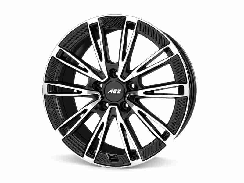 Диск Aez Alaska Dark Black Polished R21 W9.5 PCD5x130 ET60.0 DIA71.6