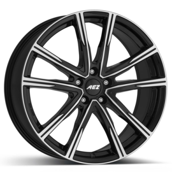 Диск Aez Montreal Dark Black Polished R20 W8.0 PCD5x108 ET40.0 DIA63.4