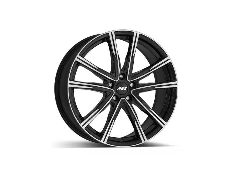 Диск Aez Montreal Dark Black Polished R19 W7.5 PCD5x108 ET50.5 DIA63.4