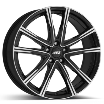 Диск Aez Montreal Dark Black Polished R20 W8.5 PCD5x108 ET47.5 DIA63.4