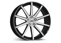 Диск Aez Straight Black Polished R17 W7.5 PCD5x115 ET40.0 DIA70.2