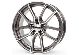 Диск Aez Raise Gunmetal Polished R18 W8.0 PCD5x112 ET48.0 DIA70.1