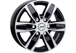 Диск Autec Quantro Black Polished R17 W7.0 PCD5x130 ET62 DIA78.1