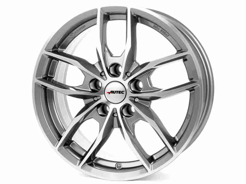 Диск Autec Bavaris Titanium Silver Polished R17 W7.0 PCD5x112 ET54 DIA66.6