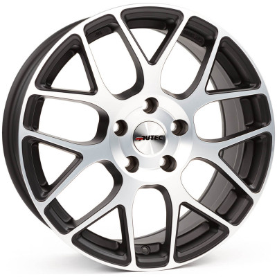 Диск Autec Hexano Black Matt Polished R16 W7.0 PCD5x115 ET40 DIA70.2