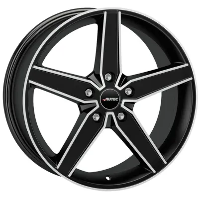 Диск Autec Delano Black Matt Polished R18 W8.0 PCD5x112 ET35 DIA70.0