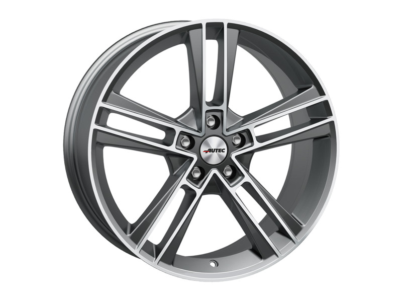 Диск Autec Rias Titanium Silver Matt Polished R19 W8.5 PCD5x112 ET30 DIA70.0