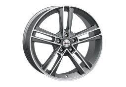 Диск Autec Rias Titanium Silver Matt Polished R20 W8.5 PCD5x112 ET48 DIA70.0