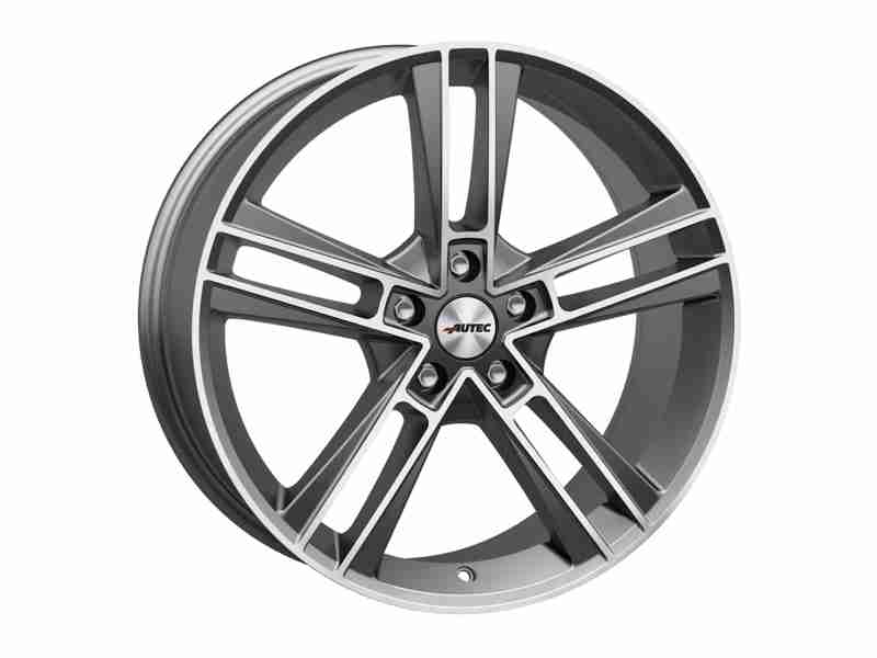 Диск Autec Rias Titanium Silver Matt Polished R20 W8.5 PCD5x114.3 ET36 DIA70.0