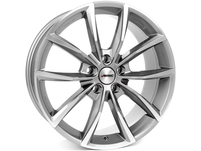 Диск Autec Astana Titanium Silver Polished R18 W8.0 PCD5x112 ET25 DIA66.5