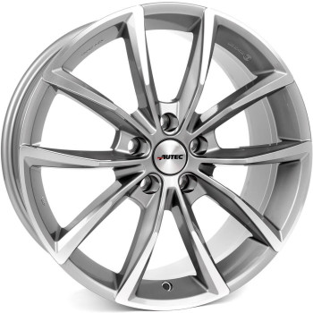 Диск Autec Astana Titanium Silver Polished R18 W8.0 PCD5x112 ET44 DIA57.1
